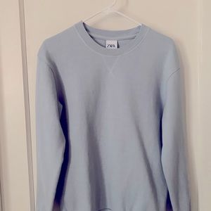 Zara Light Blue Crewneck